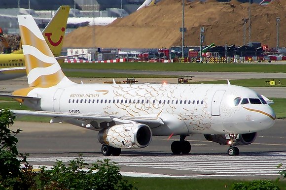 Britisch Airways golden dove