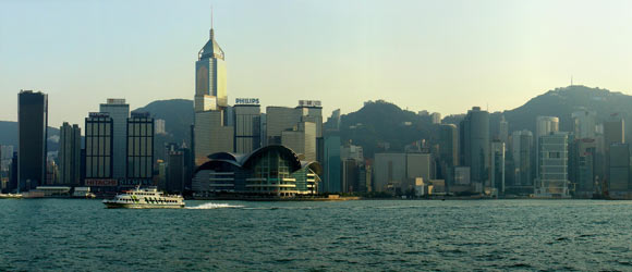 Hongkong der Hafen