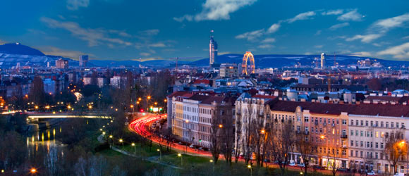 Wien Sicht über die Dächer